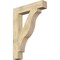 Ekena Millwork Funston Block Rough Sawn Bracket, Douglas Fir, 6"W x 34"D x 46"H BKT06X34X46FST05RDF - alternate 1